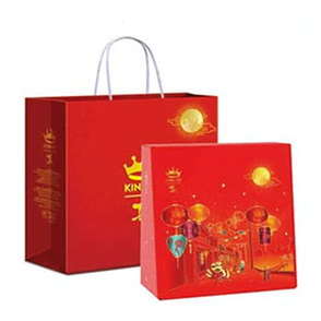 Mẫu hộp 4 bánh trung thu nhỏ